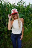 Nebraska Huskers Embroidered Trucker Hat