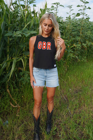 GBR Racer Back Tank Black/Red