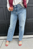 Lake Mid Rise Straight Jeans