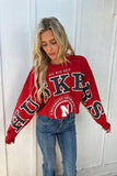 Husker Crew Red