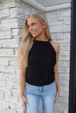 Blackberry Knit Tank Top