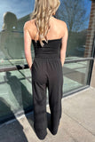 Juliette Strapless Jumpsuit Black
