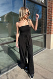 Juliette Strapless Jumpsuit Black