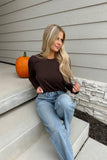 Mabel Top Brown