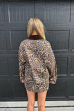 Ansley Leopard Mini Skirt