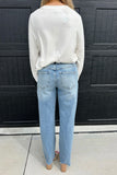 Lake Mid Rise Straight Jeans