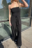 Juliette Strapless Jumpsuit Black