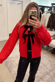 Red Bow Tie Sweater