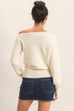 Off the shoulder top- Cream