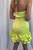 Spring Fling Ruffle Dress Lime- FINAL SALE