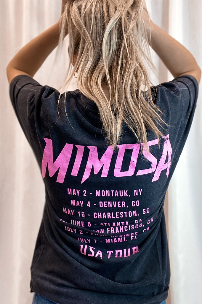 Mimosa USA Tour Oversized Vintage Tee